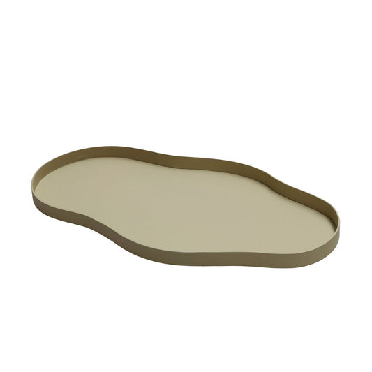Metalltablett Bauru Beige 44 × 25 oder 66 × 37,5 cm