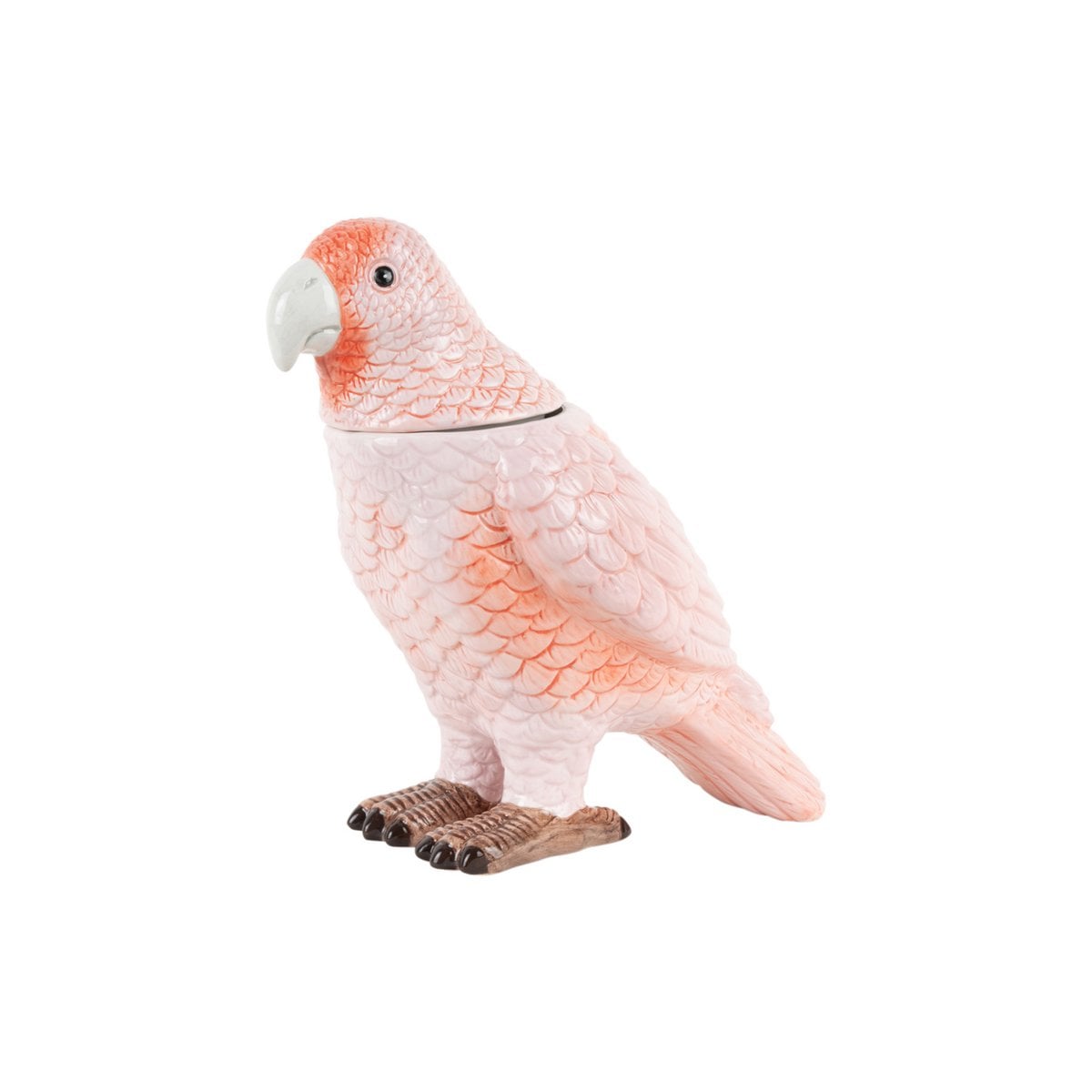 Vogel-Aufbewahrungsdose Rosa 21 cm – Keramik Deko von Present Time