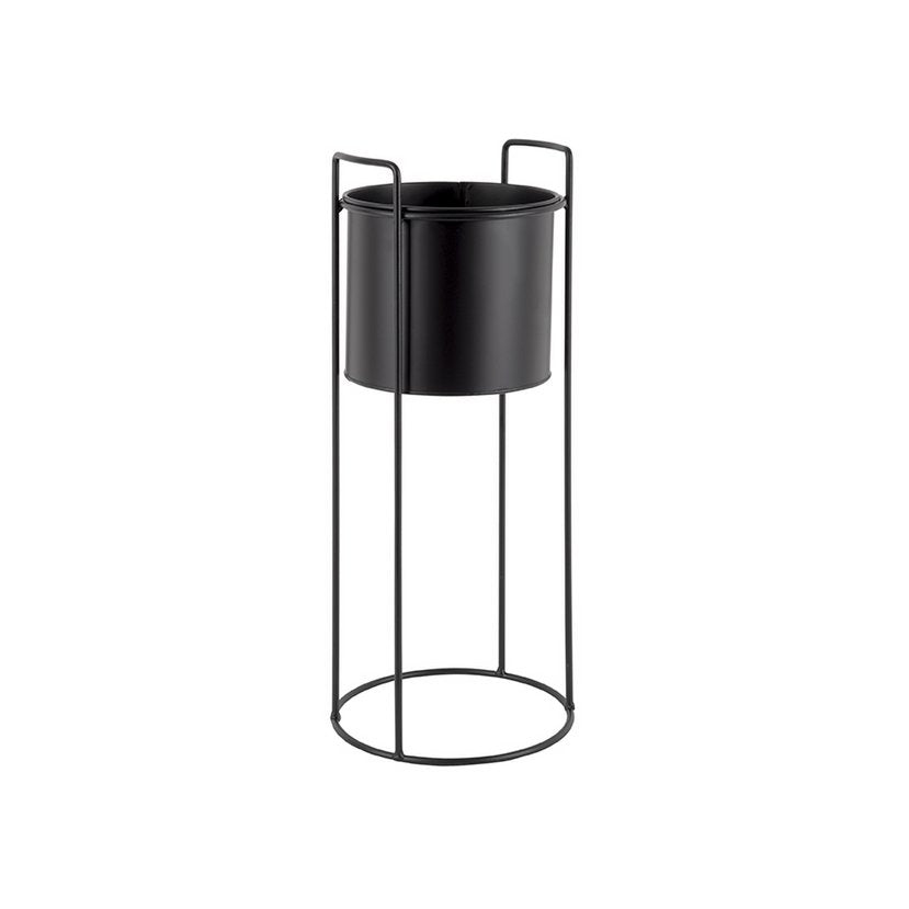 Pflanzentopf-Set Schwarz 80 cm – Pflanzgefäß aus Eisen