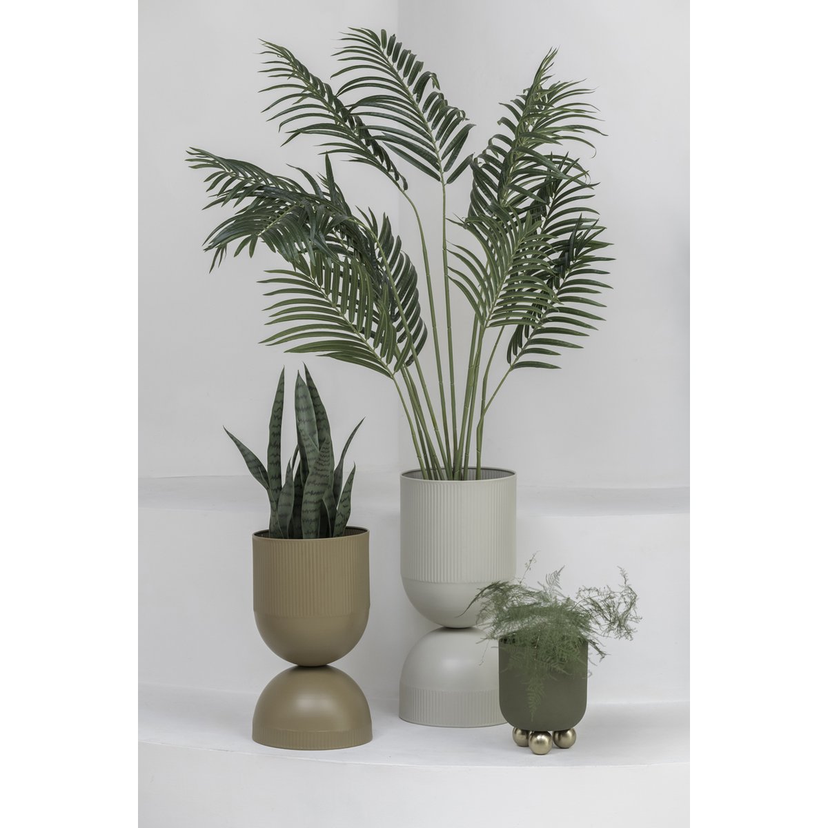 Blumentopf Tonar XL Grau 55 cm – Pflanztopf aus Eisen