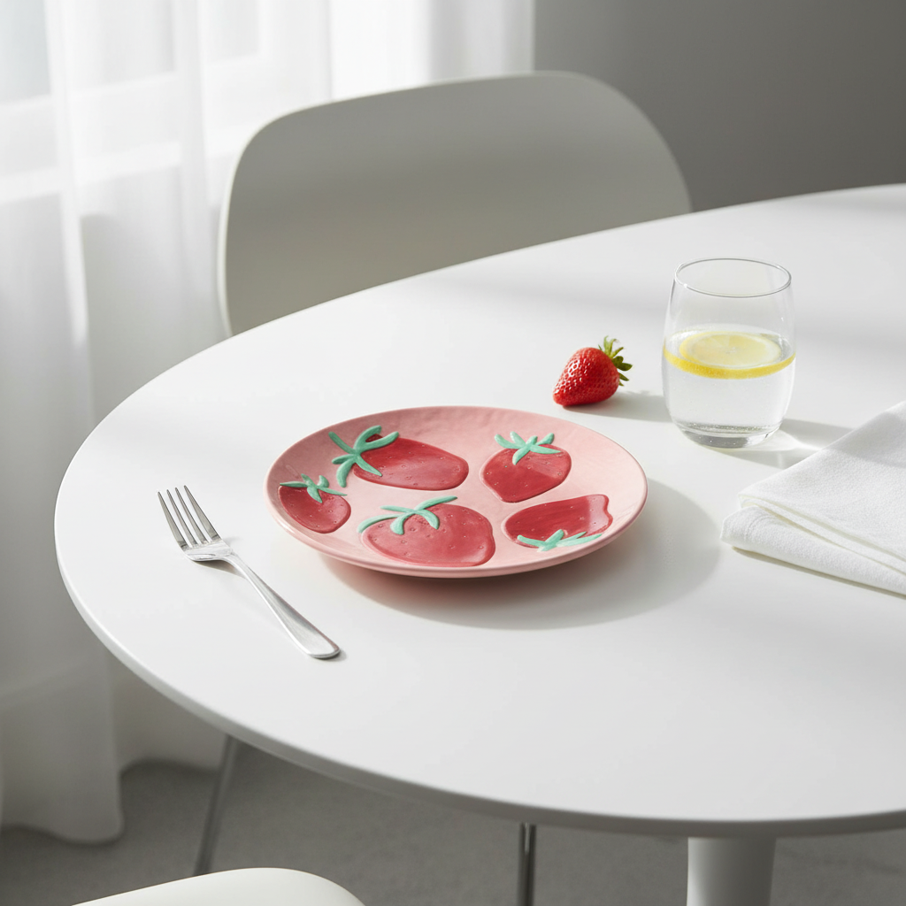 Deco Plate Erdbeeren SKU 204278