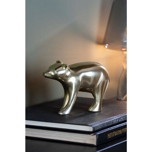 Bärenfigur Gold 15 cm – glänzende Dekofigur von Present Time