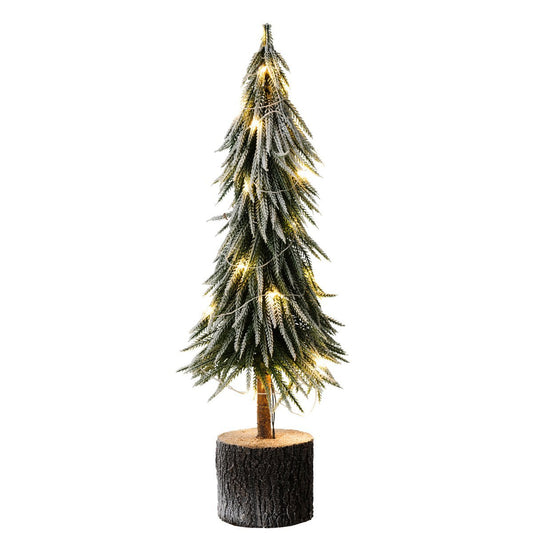 J-Line Weihnachtsbaum Led Kunststoff Schnee L