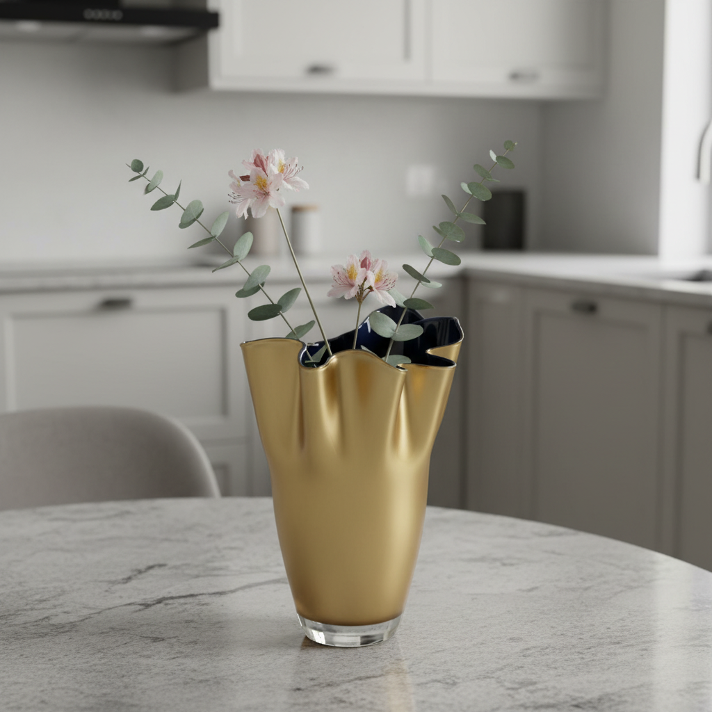 Signature Vase Glas zweifarbig