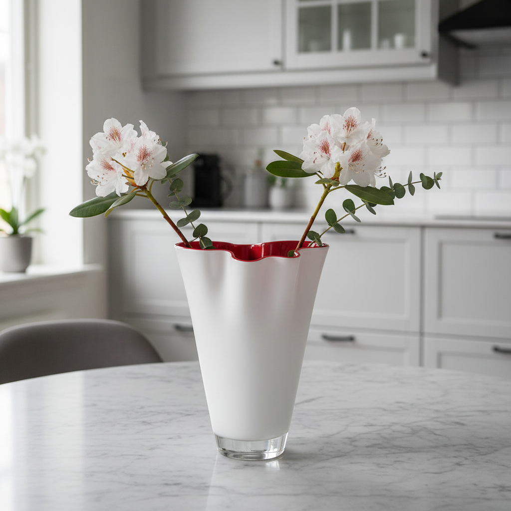 Signature Vase Glas zweifarbig