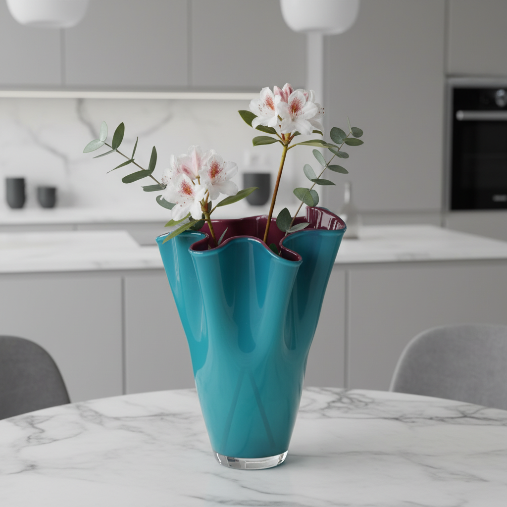 Signature Vase Glas zweifarbig